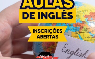 AULAS DE INGLÊS: INSCRIÇÕES ABERTAS – 2026