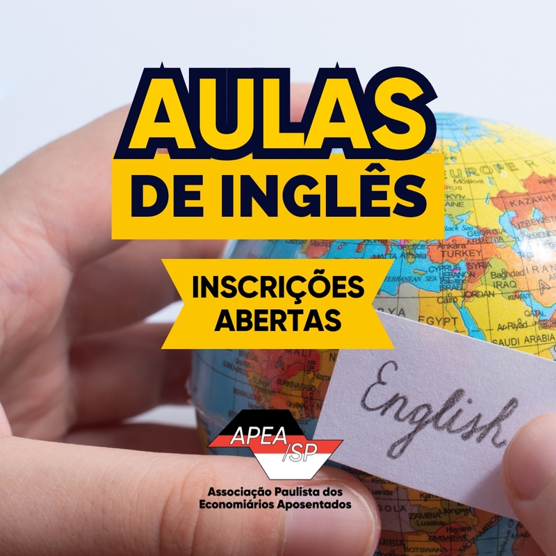 AULAS DE INGLÊS: INSCRIÇÕES ABERTAS – 2026