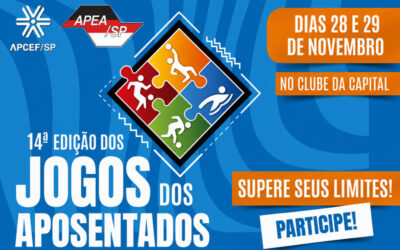 Estão abertas as inscrições para os Jogos dos Aposentados 2026